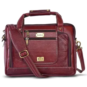 Leather Laptop Bag 36801 (BROWN)