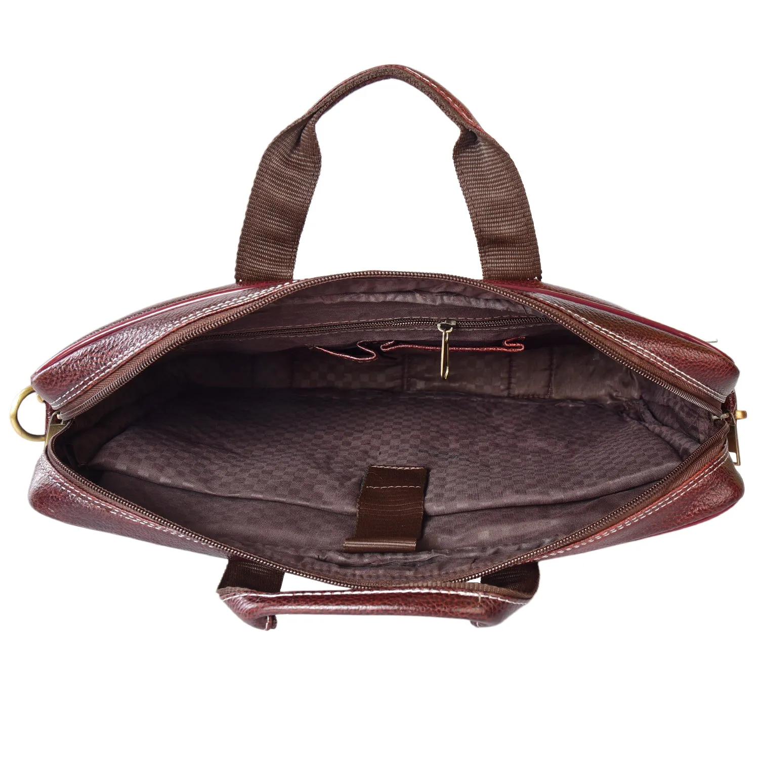 Leather Laptop Bag 36824 (Brown)