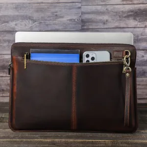 Leather Shockproof Laptop Sleeve for 15-16" MacBook Pro/Air