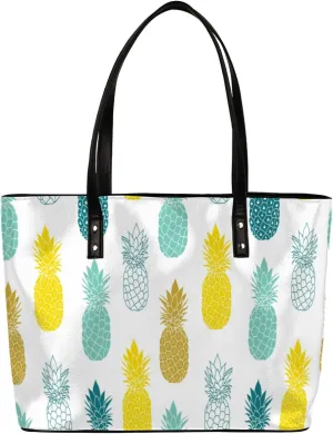Leather Tote Bag for Women Fashion Shoulder Bag Purses and Handbags Large Capacity Satchel Bags for Work Travel