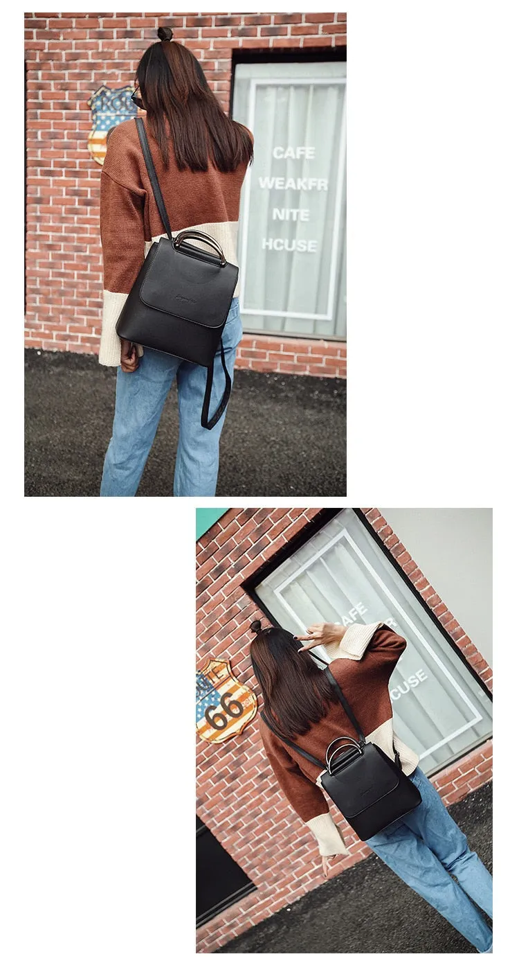 Leather travel Shoulder Women Bags