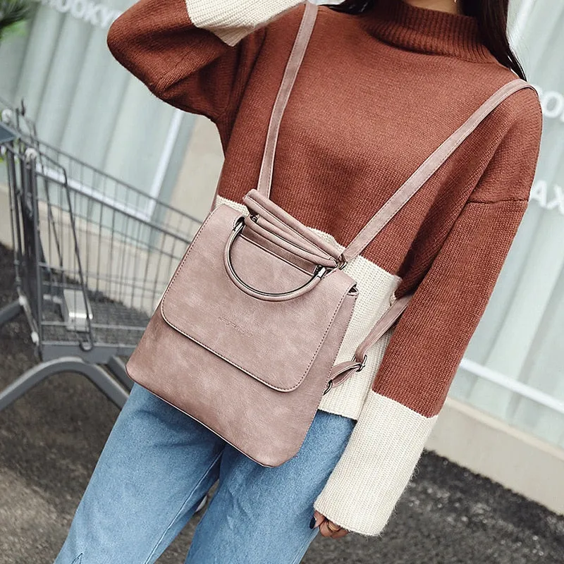 Leather travel Shoulder Women Bags