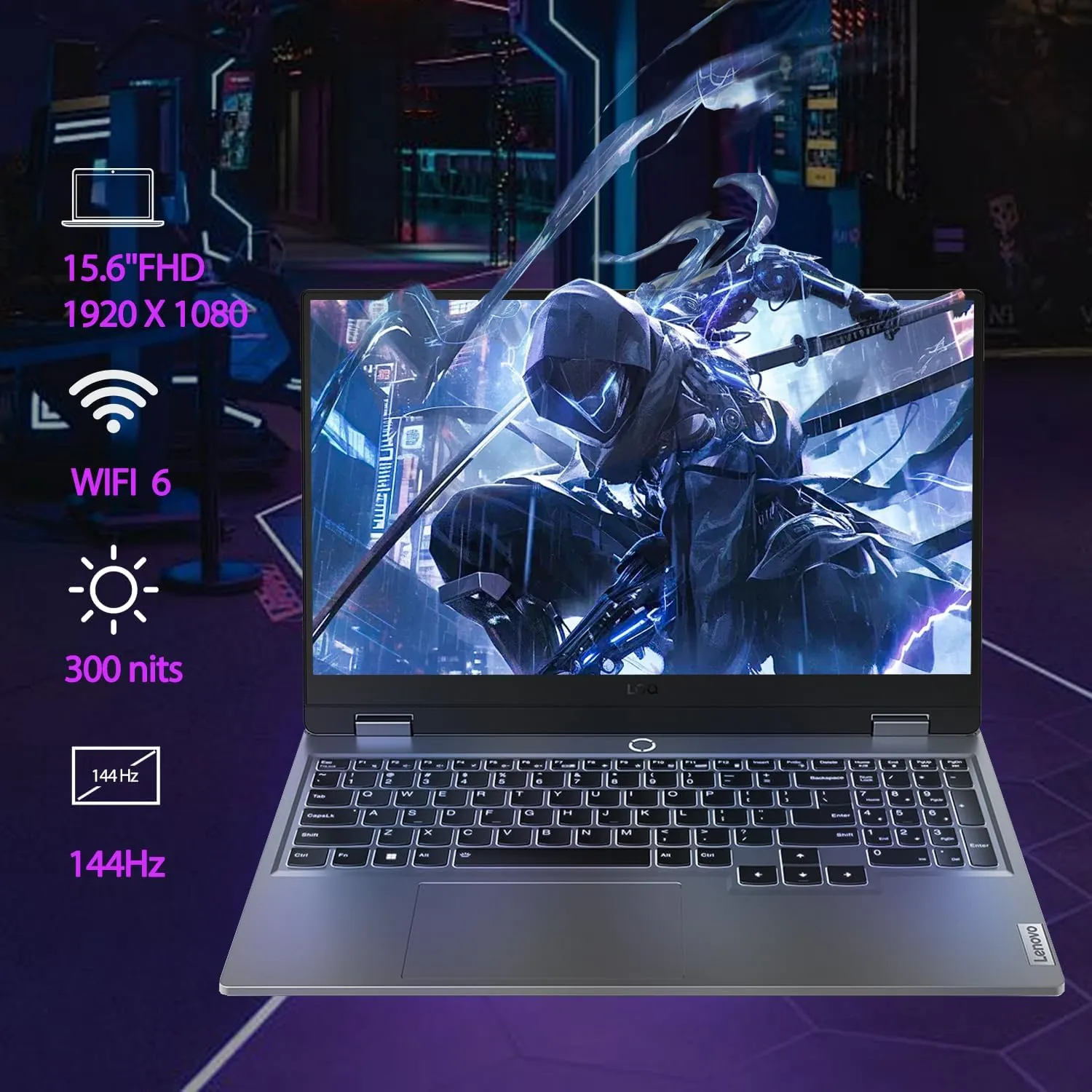 Lenovo LOQ Pro 15 AI Gaming Laptop with Copilot, 15.6" FHD 144Hz, AMD Ryzen 7 7435HS, GeForce RTX 4070, 64GB DDR5 RAM, 2TB SSD, Backlit KB, Bundle with PCO Notebook Folding Radiator, Laptop Cooler