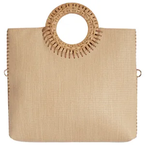 Lilah Straw Clutch Bag