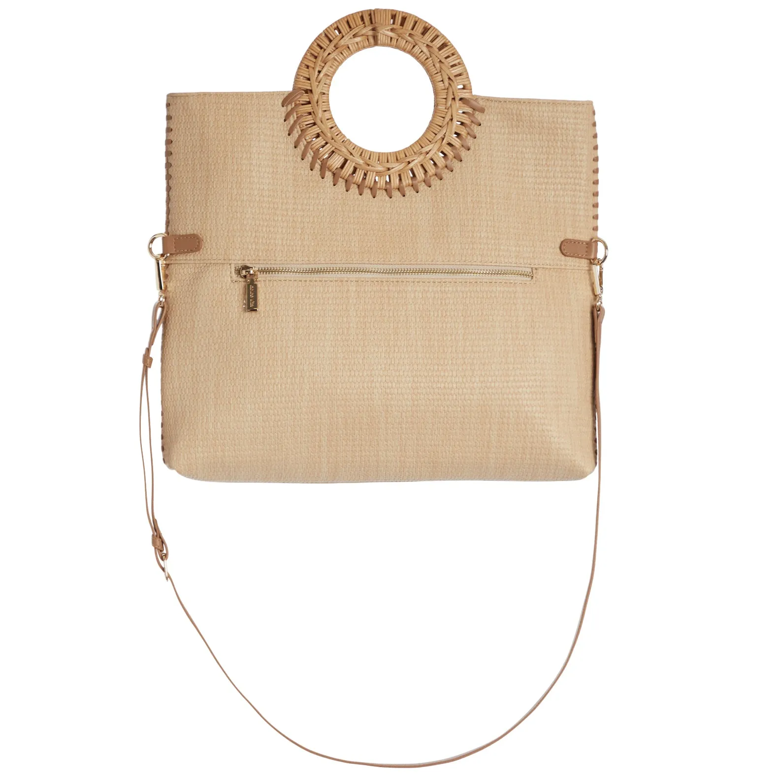 Lilah Straw Clutch Bag