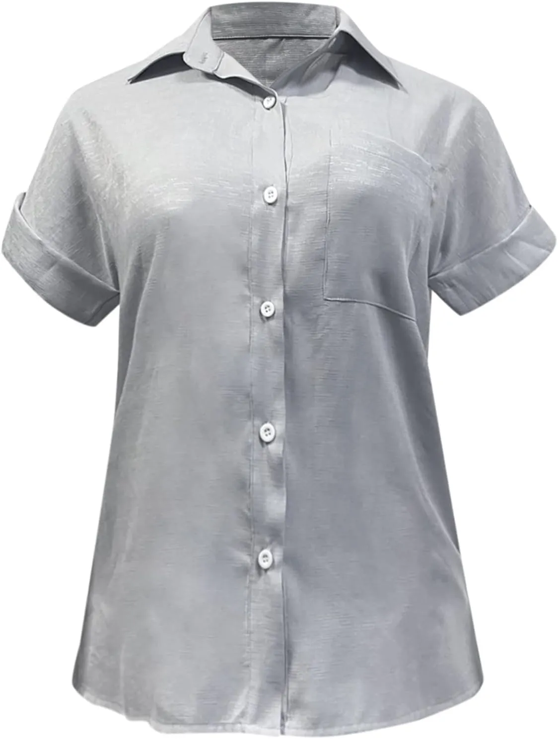 Linen Shirts for Women Shirt Long Cotton Casual Solid Women Sleeve Women's Blouse Striped Shirt Women Flannel Shirt