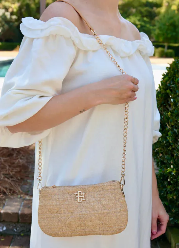 Livi Luxe – Natural Quilted Crossbody