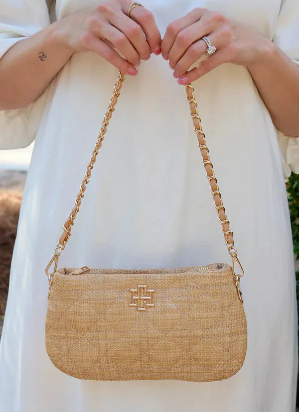 Livi Luxe – Natural Quilted Crossbody