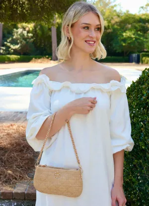 Livi Luxe – Natural Quilted Crossbody