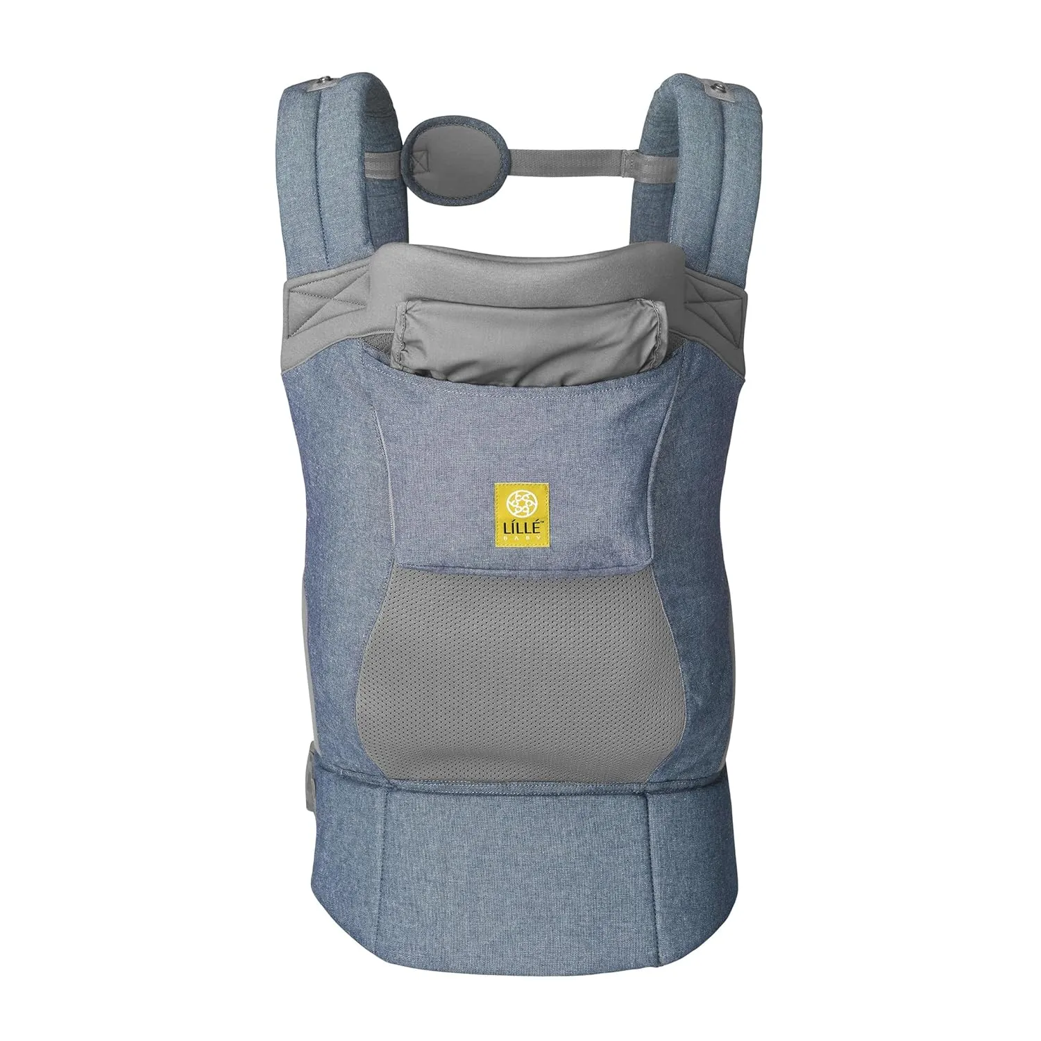 LÍLLÉbaby 3-in-1 Ergonomic CarryOn Airflow Toddler Carrier with Lumbar Support & Breathable Mesh Lining (25-60 lbs), Supportive & Comfortable, Multi-Position Carrying for Hiking & Travel (Chambray)