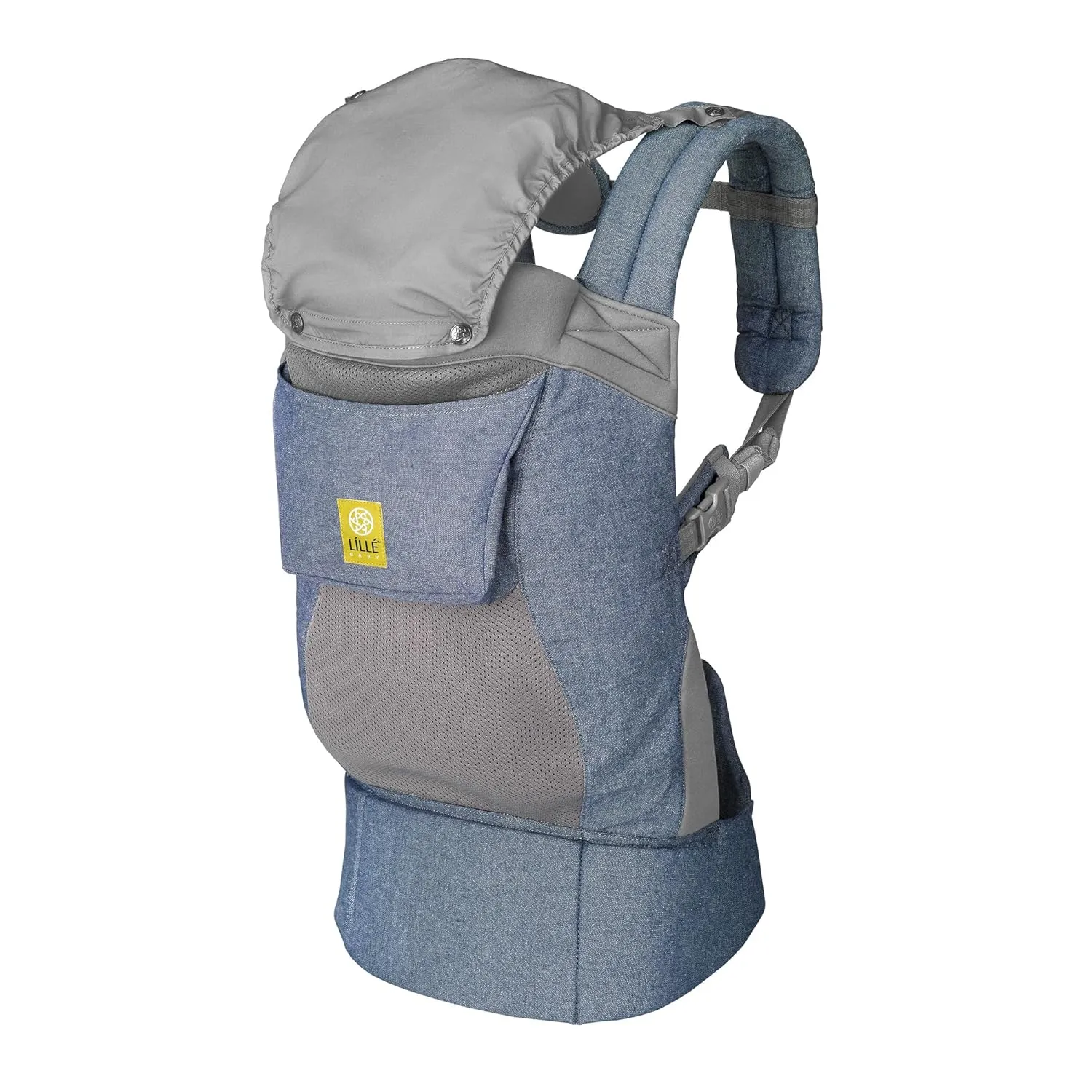 LÍLLÉbaby 3-in-1 Ergonomic CarryOn Airflow Toddler Carrier with Lumbar Support & Breathable Mesh Lining (25-60 lbs), Supportive & Comfortable, Multi-Position Carrying for Hiking & Travel (Chambray)