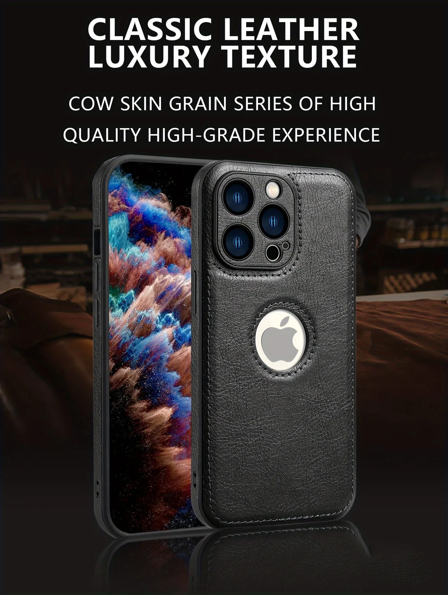 Logo View Case Compatible with iPhone 15/14/13/12 Pro Max