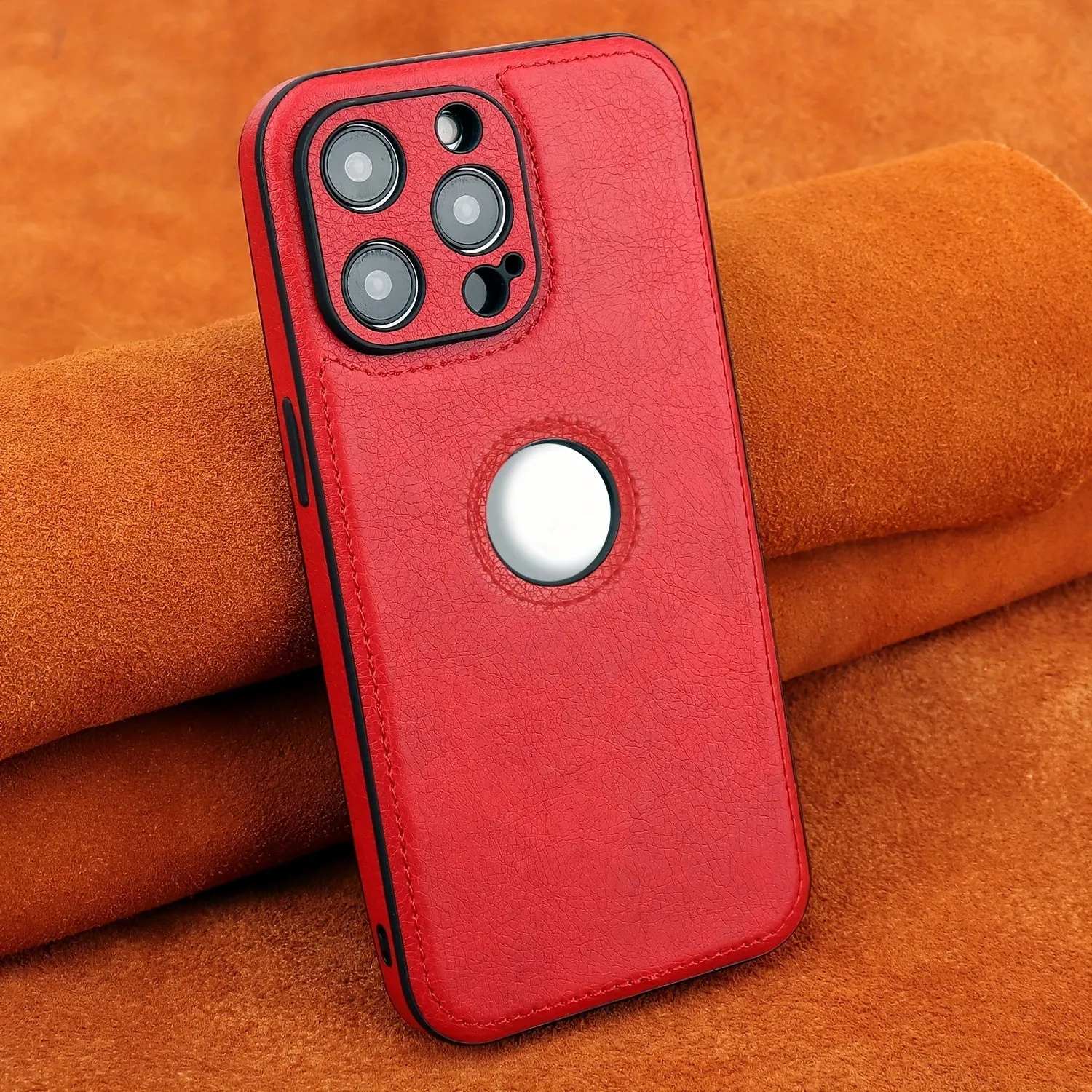 Logo View Case Compatible with iPhone 15/14/13/12 Pro Max