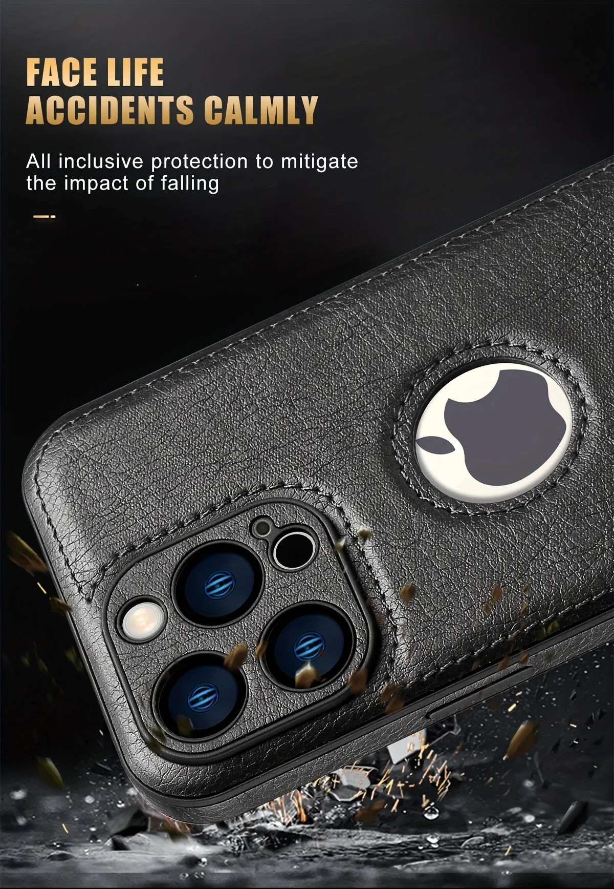 Logo View Case Compatible with iPhone 15/14/13/12 Pro Max