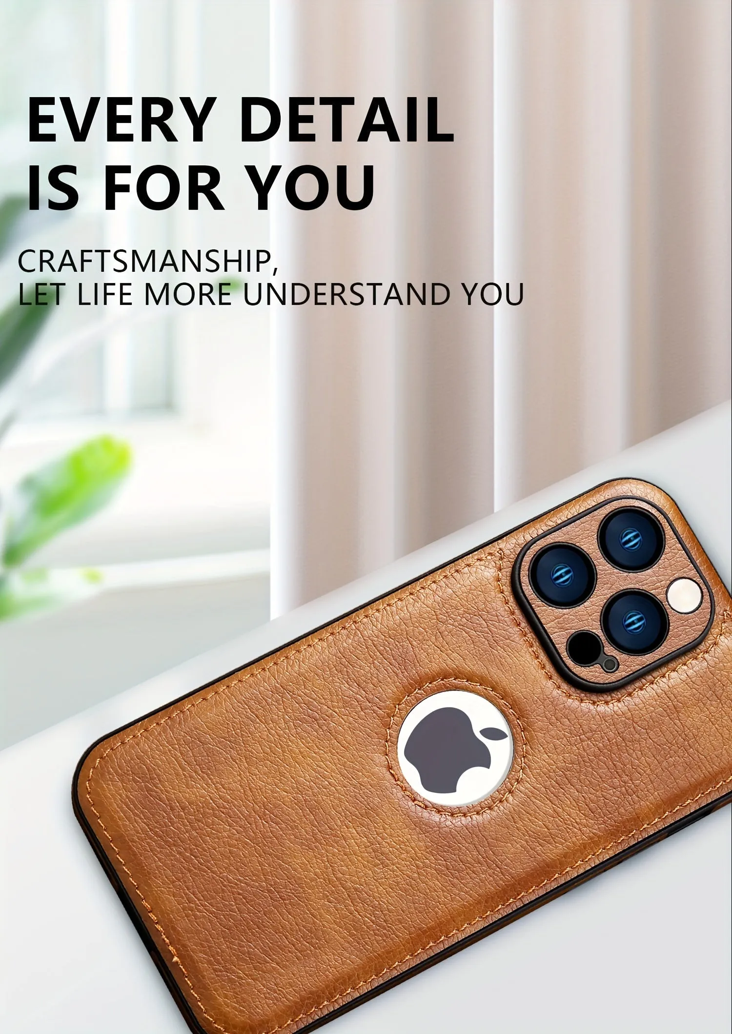 Logo View Case Compatible with iPhone 15/14/13/12 Pro Max