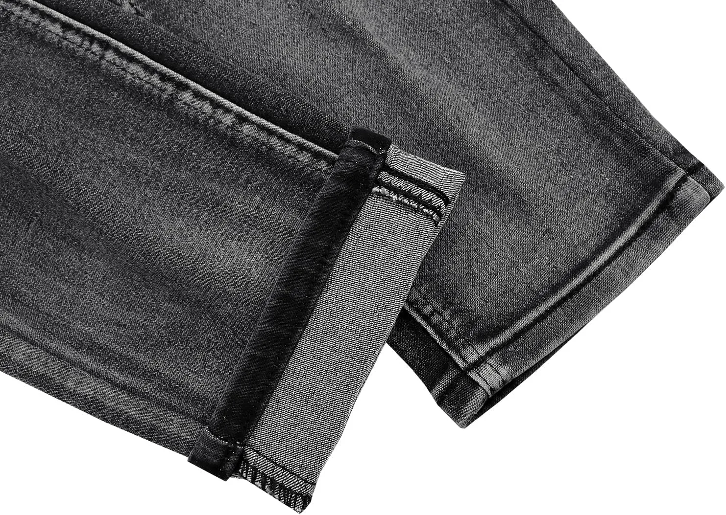 LONGBIDA Men's Denim Bib Overalls Fashion Slim Fit Jumpsuit with Pockets