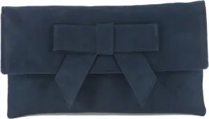 LONI Womens Cute Suede Faux Leather Clutch bag/Shoulder Bag