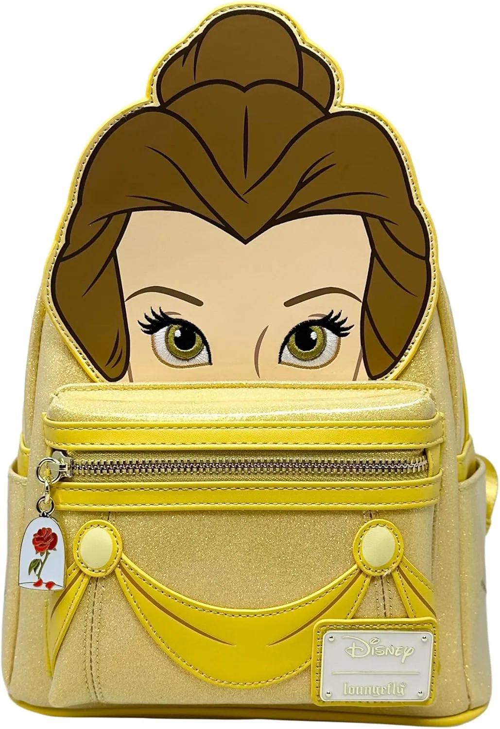 Loungefly Disney Beauty and the Beast Belle Cosplay Womens Double Strap Shoulder Bag Purse