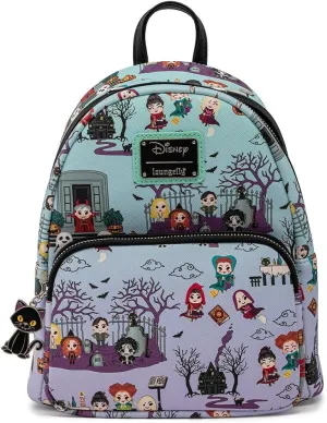 Loungefly Disney Hocus Pocus Scene Womens Double Strap Shoulder Bag Purse