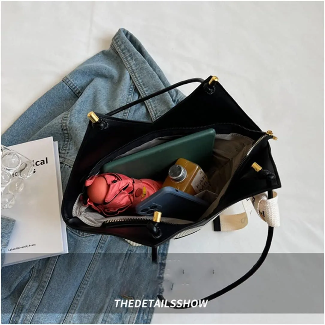 Love Heart Shape PU Artificial Leather Tote Bag for Women's Fashion Shoulder Bag and Satchel