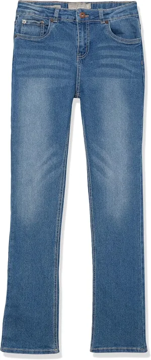 Lucky Brand Girls' Bootcut Fit Stretch Denim Jean with Zipper Closure & Pocket S