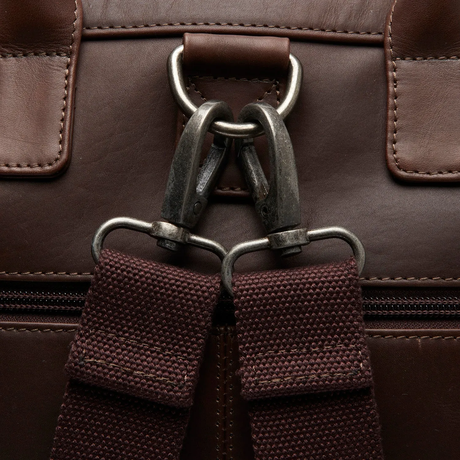 Luisa Leather Shopper & Backpack 15"