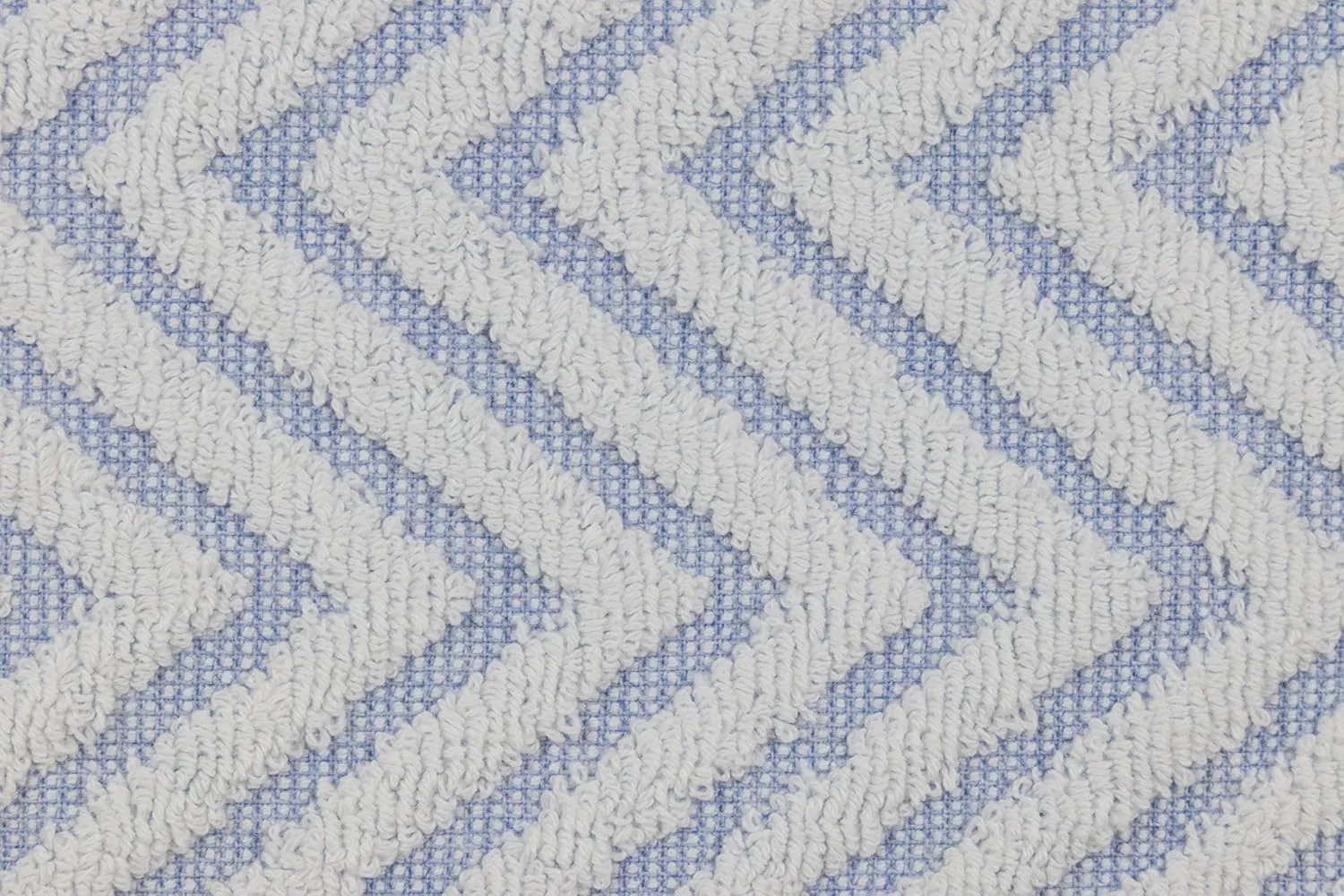 Luxuriously Oversized Bleach Safe Beach Towel Chevron Design- Fibertone by 1888 Mills, Porcelain