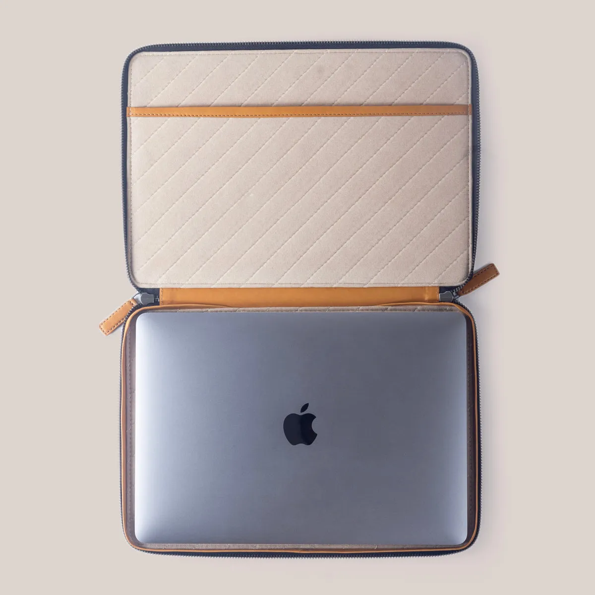MacBook Zippered Laptop Case - Burnt Tobacco