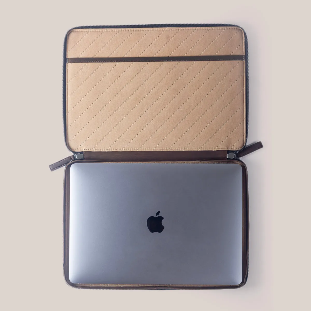 MacBook Zippered Laptop Case - Burnt Tobacco