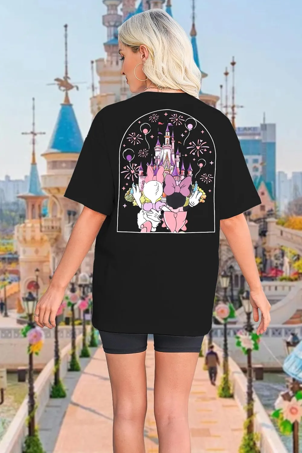 Magic Kingdom Shirt Women Girls Just Wanna Have Fun Shirt Girls Trip T-Shirt Cute Magical Tee Summer Vacation Tops
