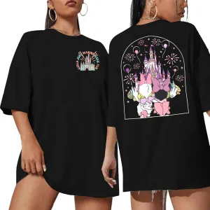 Magic Kingdom Shirt Women Girls Just Wanna Have Fun Shirt Girls Trip T-Shirt Cute Magical Tee Summer Vacation Tops