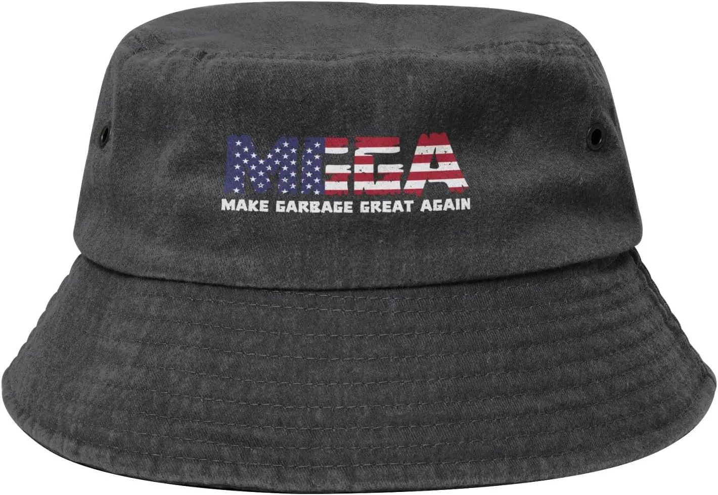 Make Garbage Great Again Fashion Cowboy Denim Fisherman Hat Outdoor Fishing Cap Sun