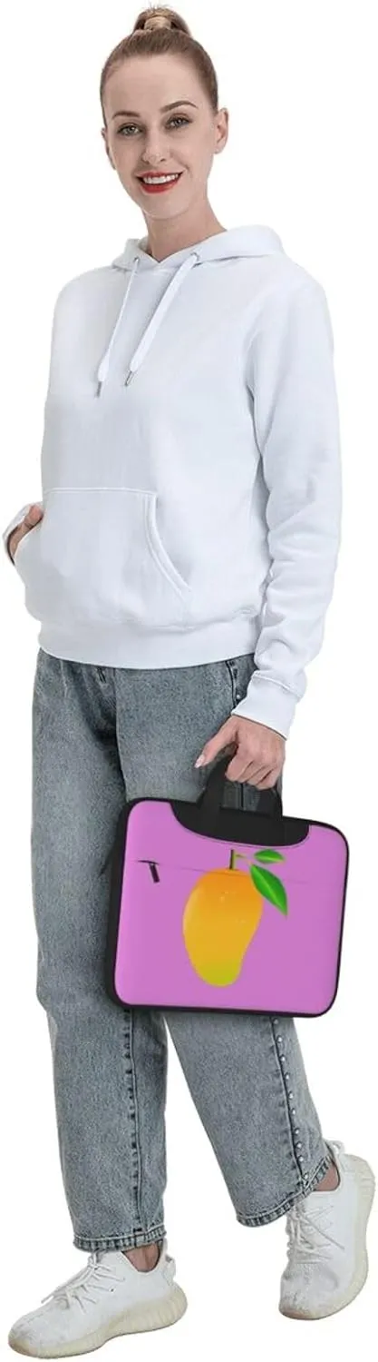 Mango Print Work Laptop Bag Stylish and Protective Laptop Case Briefcase for Men Women Office