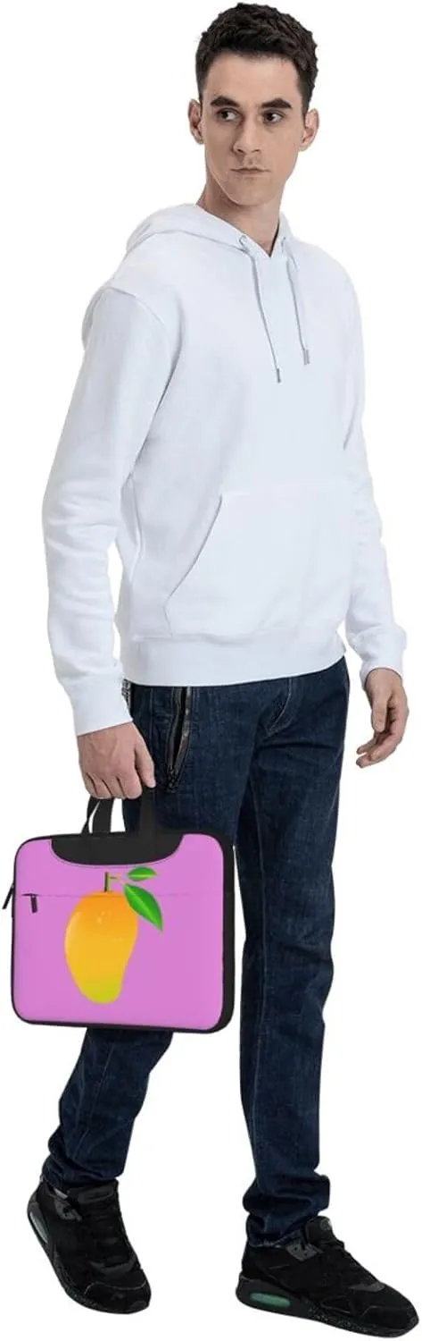 Mango Print Work Laptop Bag Stylish and Protective Laptop Case Briefcase for Men Women Office