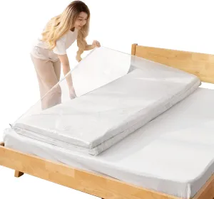 Mattress Vacuum Bag, 220x100cm Space Saver Vacuum Storage Bags, Oversized Vacuum Bags, Reusable Space Saver Bags, Twin Mattress Vacuum Bag King for Memory Foam Mattress Moving Storage, 86.7x39.4in