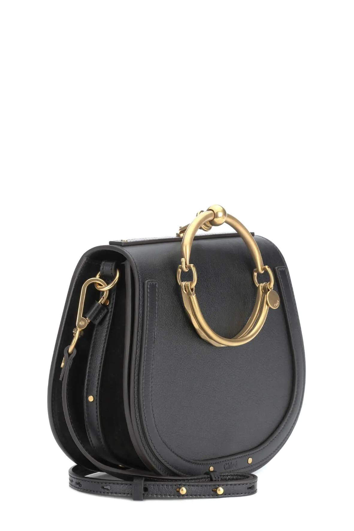 Medium Nile Bracelet Bag Black