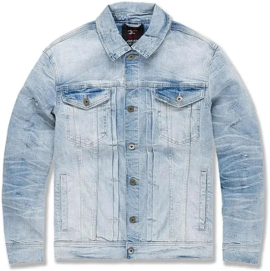 MEN HAMILTON DENIM TRUCKER JACKET (AGED WASH)