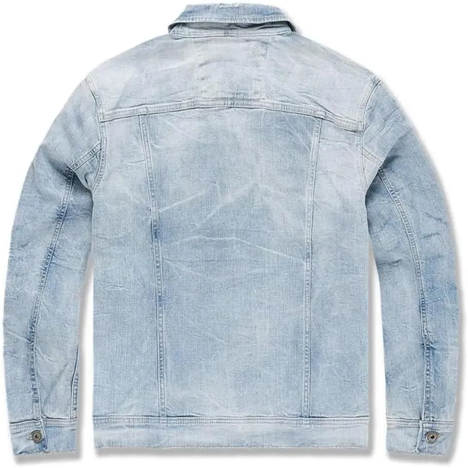 MEN HAMILTON DENIM TRUCKER JACKET (AGED WASH)