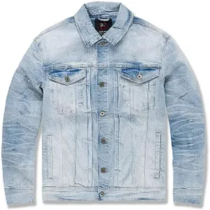 MEN HAMILTON DENIM TRUCKER JACKET (AGED WASH)
