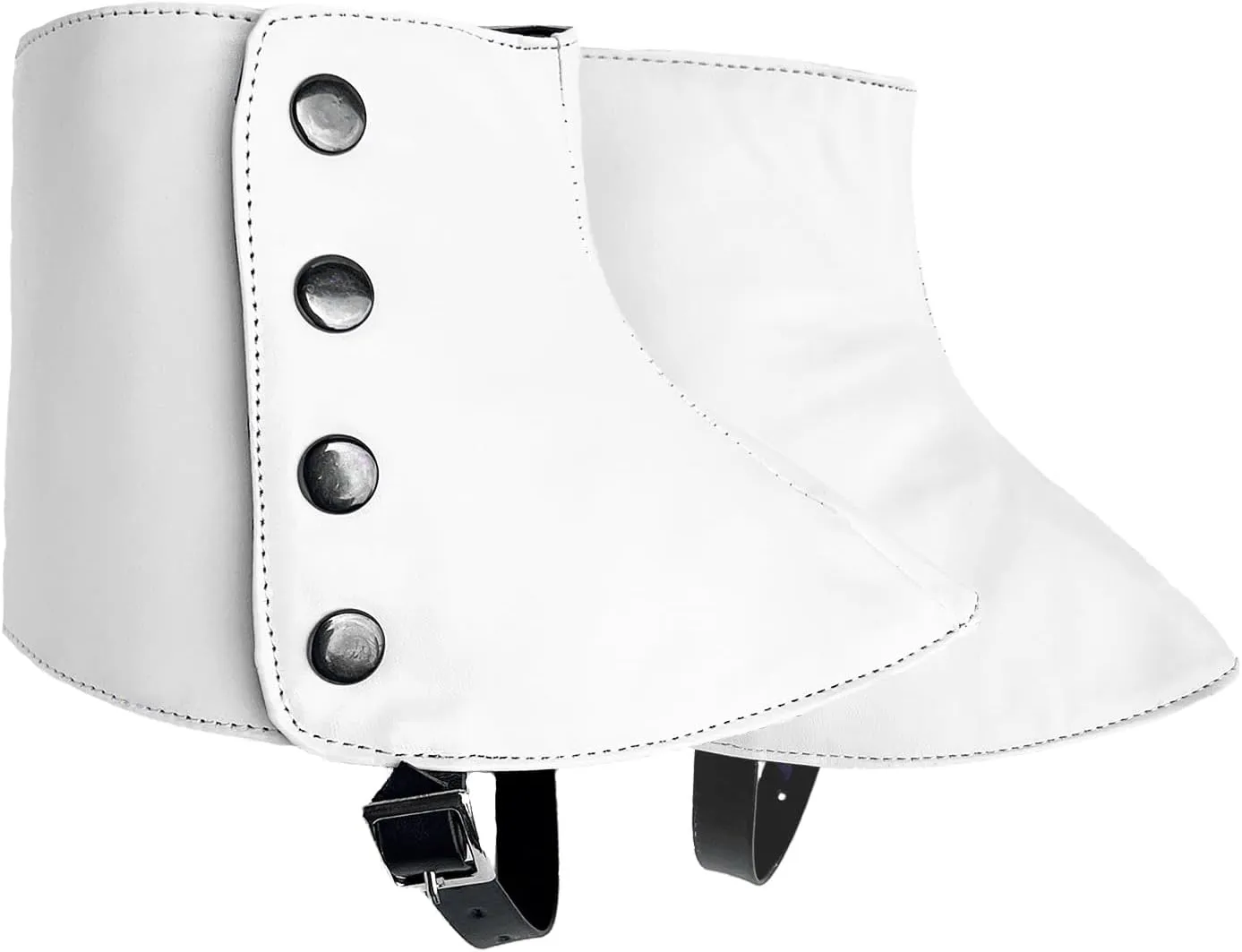 Men's Gangster Spats 20s Leather Boot Covers for Men Snap Spats Vintage Style Dapper Men Gaiters Spats Costume Accessories