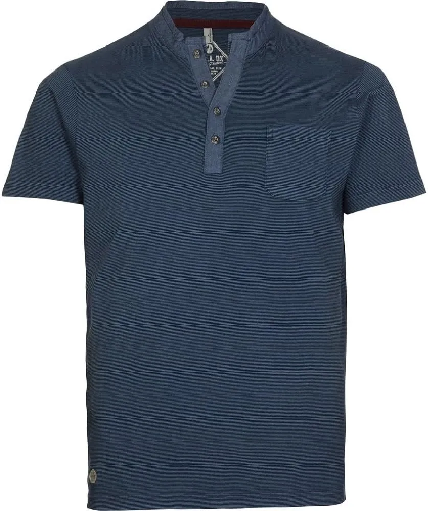 Men's Gavano Casual Pocket T-Shirt (Small, Navy Blue)