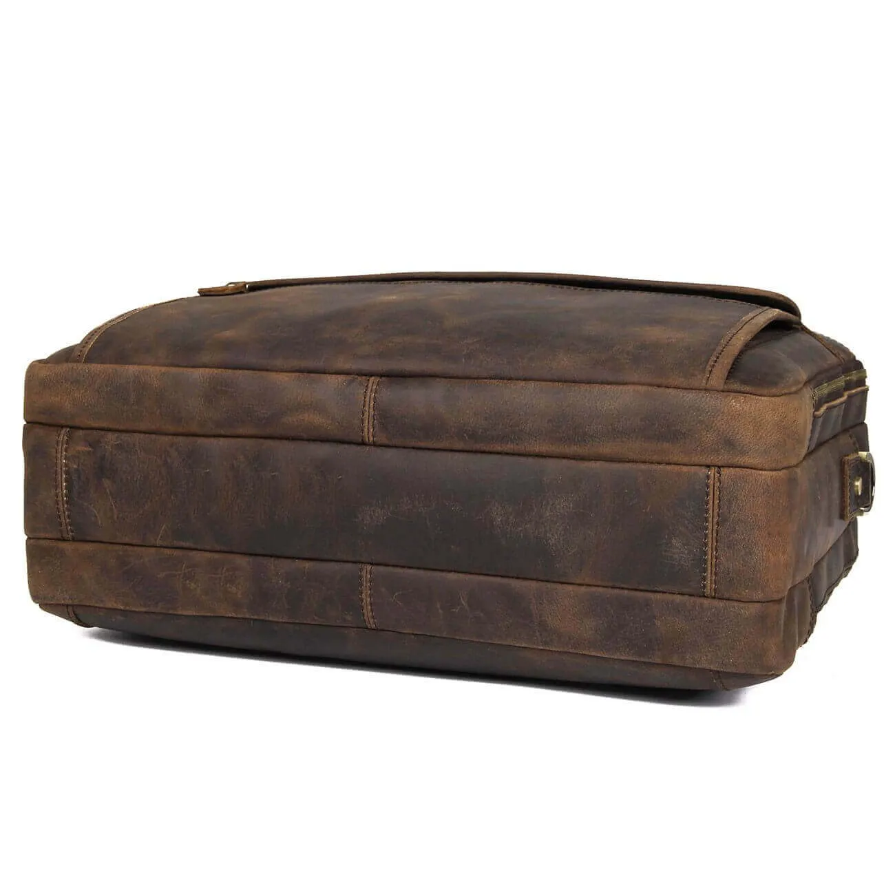 Men's Leather Laptop Bag | Vintage Crazy Horse Work Bag