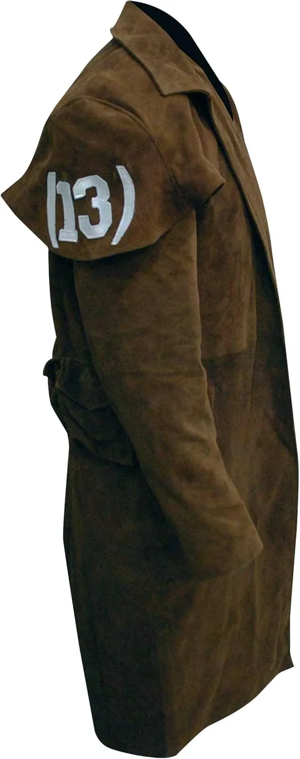 Men's NCR Veteran Ranger A7 Coat Costume - New Vegas Ranger Armor Leather Cowboy Duster Coat for Men