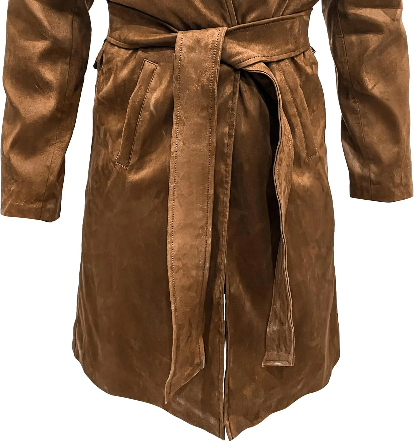Men's NCR Veteran Ranger A7 Coat Costume - New Vegas Ranger Armor Leather Cowboy Duster Coat for Men