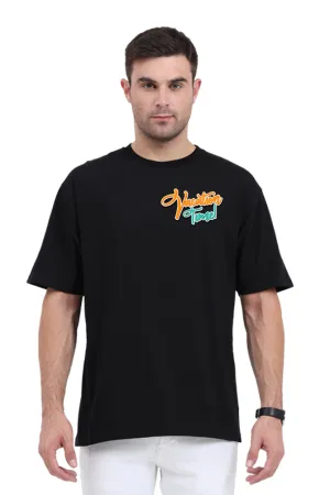 Men's Oversized Classic T-Shirt – "Vacation Time" (Front & Back Print)