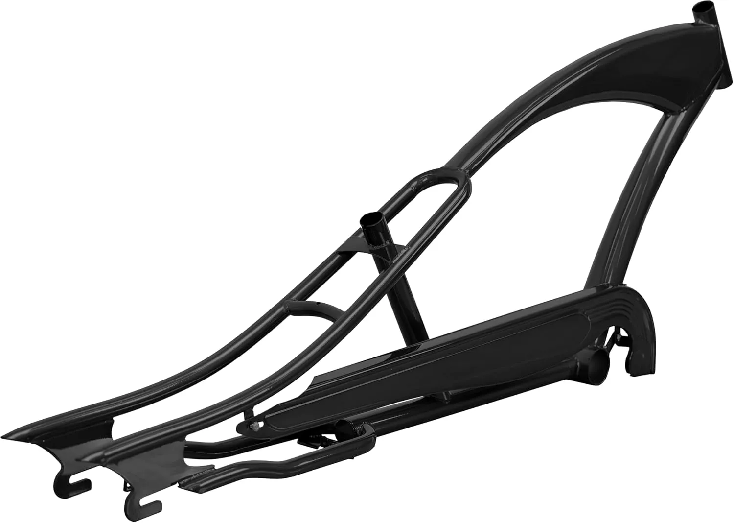 MICARGI 26-inch Stretch Cruiser Steel Frame and Chain Guard for 1/3/7-Speed Coaster/Disc Brake Multi-Color
