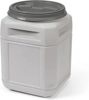 Mighty Tuff Airtight Dog Food Storage Container – 10 Gal, up to 40 lb Capacity – Cat and Dog Food Container with Twist Lid & Handles – BPA-Free, Made in USA