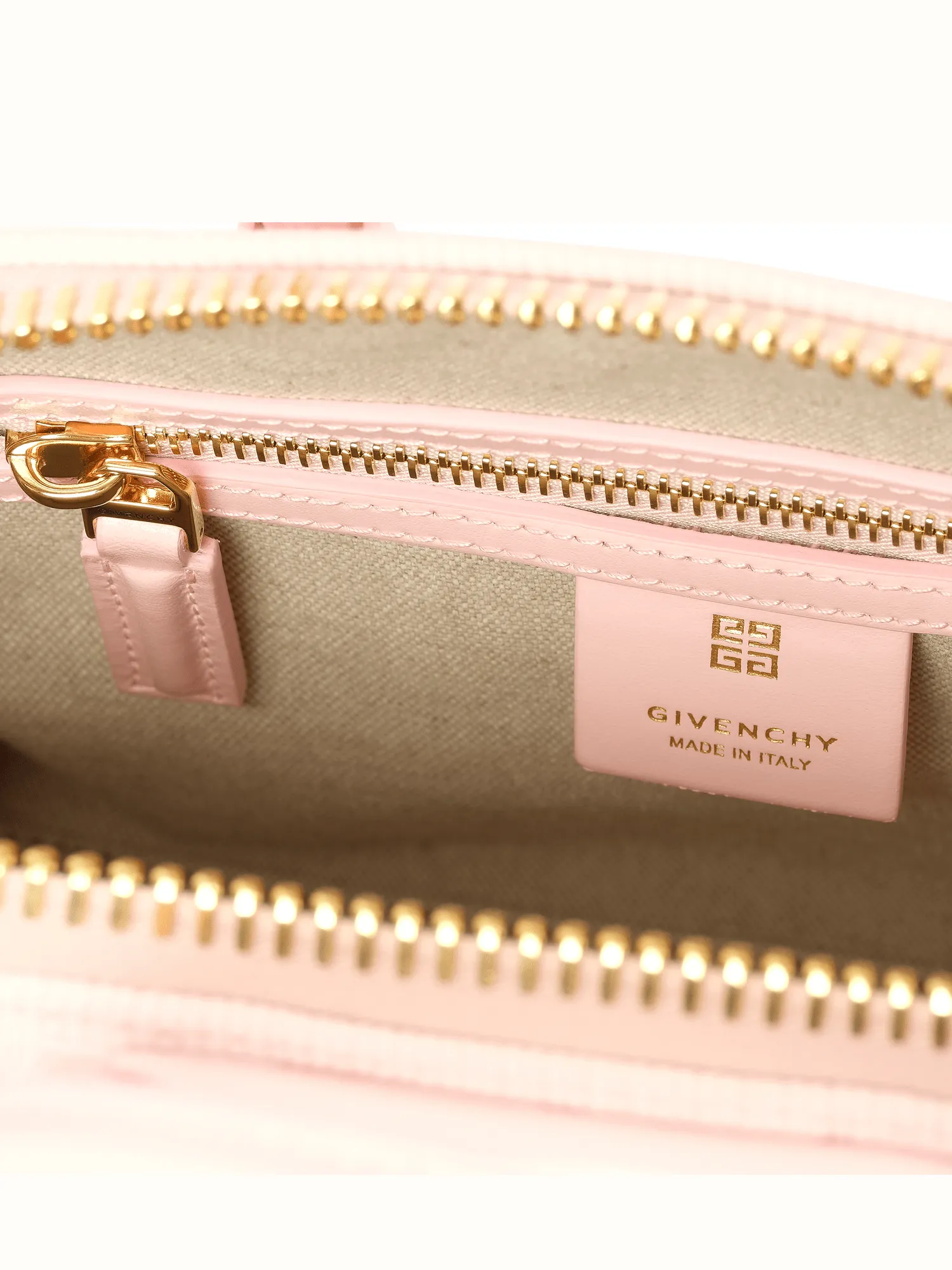 Mini Antigona Bag in Monogram Canvas in Tender Pink