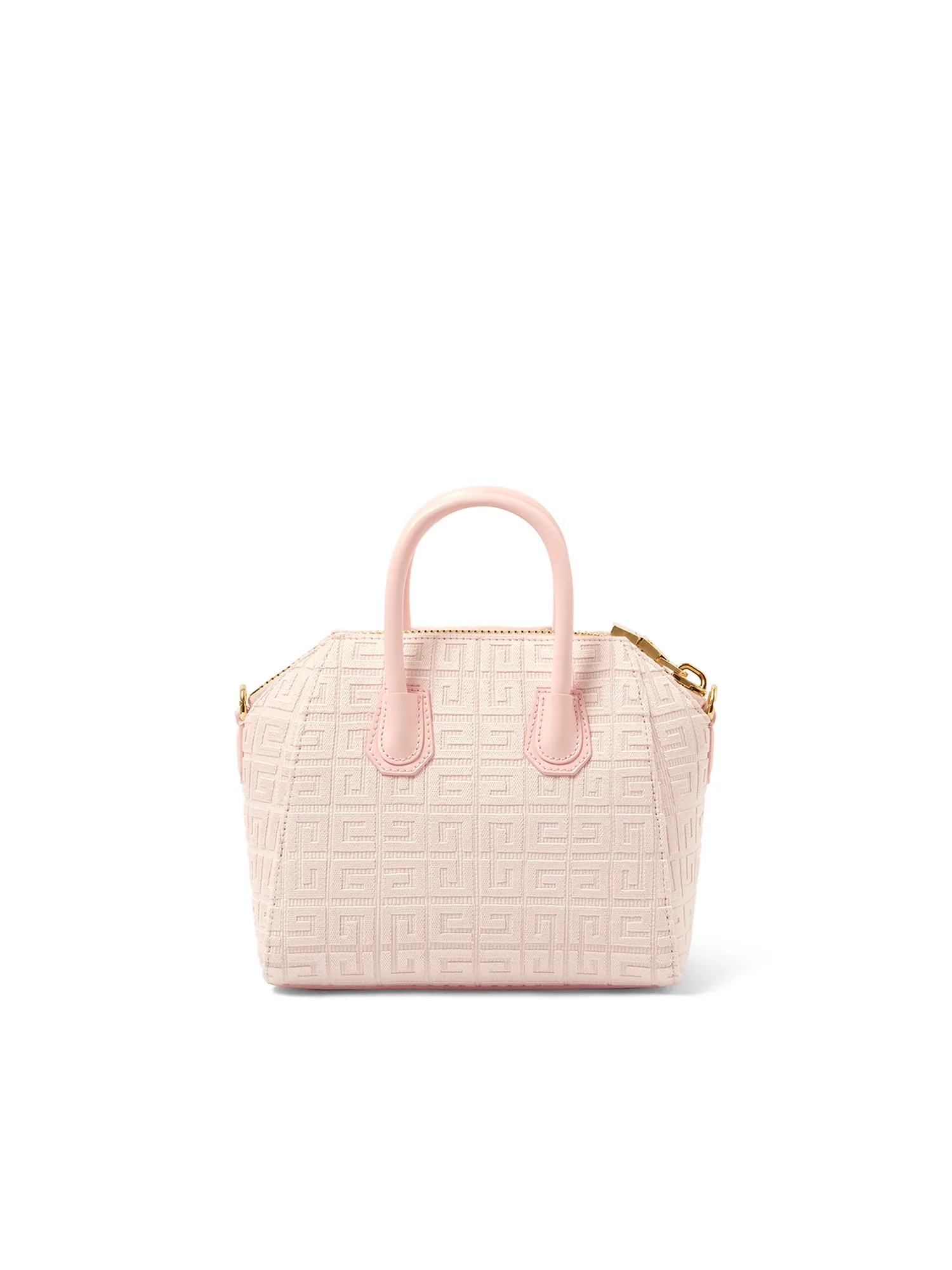 Mini Antigona Bag in Monogram Canvas in Tender Pink