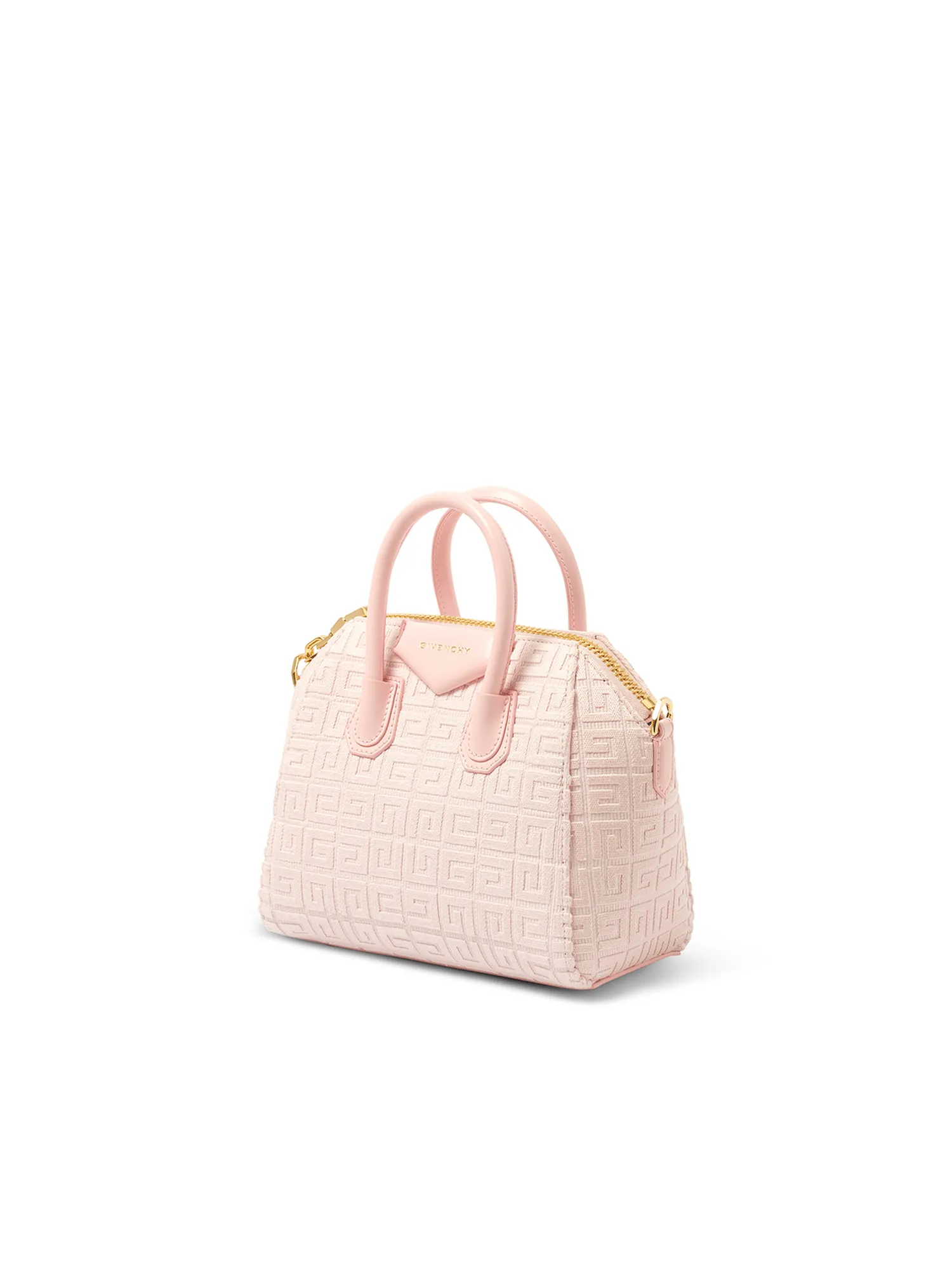 Mini Antigona Bag in Monogram Canvas in Tender Pink